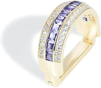 Mens Tie Ring Tie Clasp Necktie Clips Holder Bar Accessories for Necktie Gold Tone Silver Tone