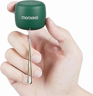 Momoho Multifunctional IPX7 Waterproof Bluetooth Speaker Mini, Micro SD Support TWS Pairing Stereo Portable Speakers With Camera Remote Control For Smartphones, Small Pillow Speaker(Green)