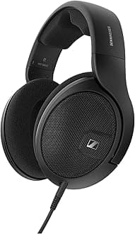 HD 560 S Over-The-Ear Audiophile Headphones - Neutral Frequency Response, E.A.R. Technology for Wide Sound Field, Open-Back Earcups, Detachable Cable, (Black) (HD 560S)