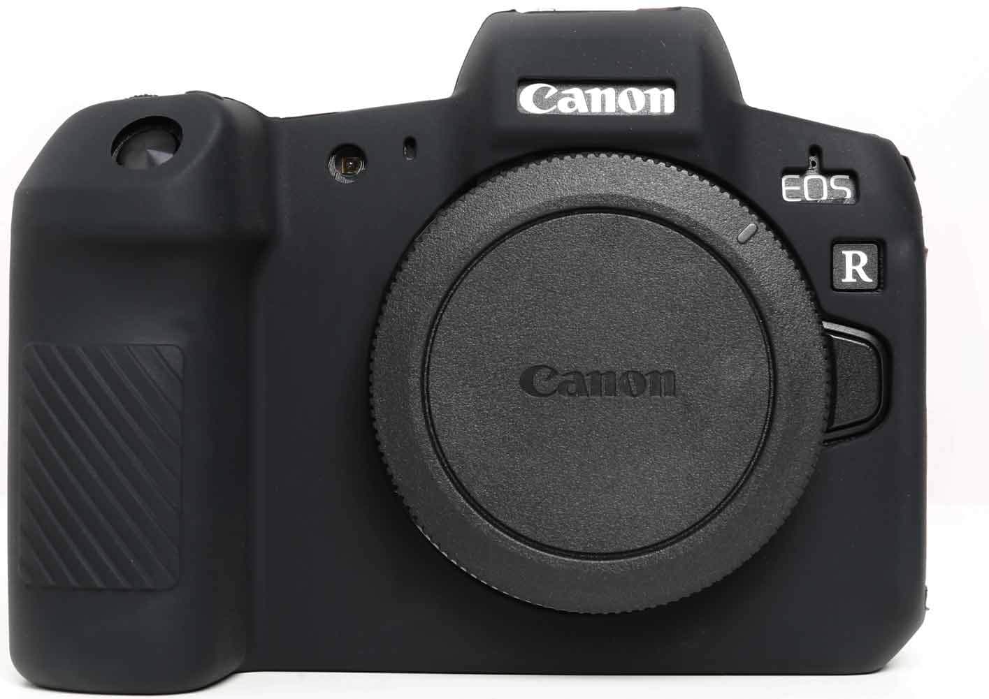 EOS R Silicone Rubber Case appliable for Canon EOS R Camera,Protective Soft Cover,Full Body Skin (Black)