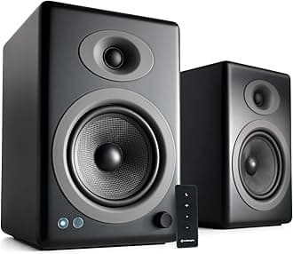 Audioengine Bookshelf Speakers - A5 Plus 150W Wireless Bluetooth Speakers for Home Theaters and Studios Computers Movies Gaming and More