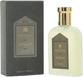 Truefitt & Hill Apsley Cologne Perfume For Men 100ML | Fresh Aromatic Musculin and Timeless Scent | Overnotes of Woody Vertivert and Grapefruit