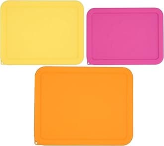 3 Cup 6 Cup 11 Cup Rectangle Silicone Storage Cover Lids Replacement for Pyrex 7210-PC, 7211-PC, 7212-PC Glass Bowls, (Container not Included) 3 Pack, Microwave, Dishwasher and Freezer Safe