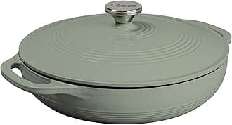 Lodge 3.6 Qt Braiser Covered Casserole Solid, Desert Sage
