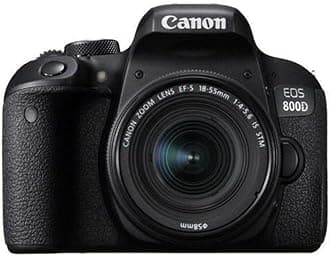 EOS 800D Digital SLR with 18-55 is STM Lens Black International Model