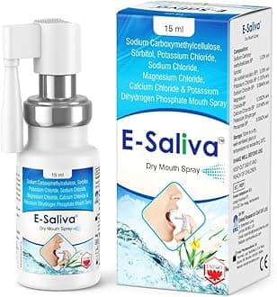 E-Saliva Mint Dry Mouth Spray - Instant Relief for Dry Mouth - Neutral (1 Pack))