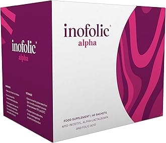 Alpha – 4000mg Myo-Inositol PCOS Supplement for Women – Hormonal Balance, Fertility & Ovulation Support – 100mg Alpha-Lactalbumin, 400ug Folic Acid – 60 Sachets - 1 Month Supply