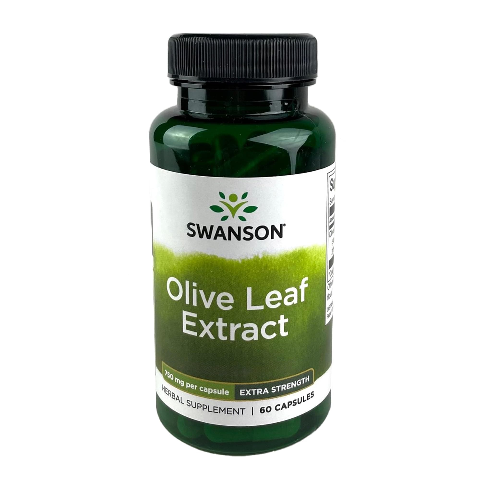Super Strength Olive Leaf Extract (750 mg, 60 Caps)