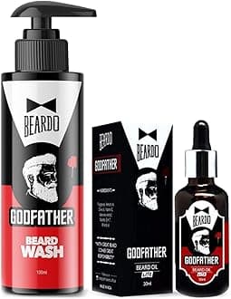 Beard Care | GodFather Beard Wash 100ml & GodFather Beard Oil 30ml (Set of 2)