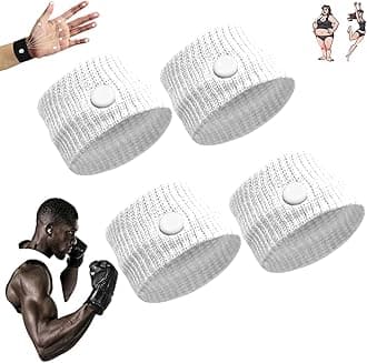 Weimax Sugar Control Wristband,Blood Sugar Control Wristband,Healthify Sugar Control Therapeutic Wristband for Everyone (White-2Pairs)