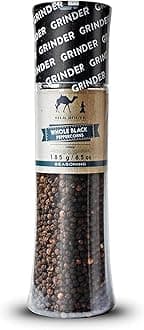 Silk Route Spice Company Giant Whole Black Pepper Grinder 185g - 6.04oz