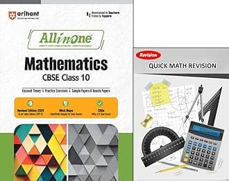 Class 10th Mathematics CBSE All In One by Er. Prem kumar & Arihant Publication For Class 10th CBSE Exam 2025 With Quick revision Math formula