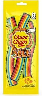 Chupa Chups Sour Belts Jellies 57g