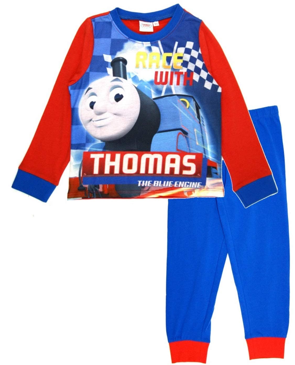 Thomas The Tank Engine Pyjamas Pjs - Blue Engine
