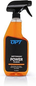 Optimum Power Clean - All Purpose Car Cleaner - Exterior and Interior, Bug and Tar Remover, Great for Boat, Motorcycle, RV, and Car Detailing (17 Oz)