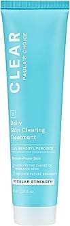 Paula's Choice CLEAR Daily Skin Clearing Cream, All Over Face Acne Treatment with Benzoyl Peroxide, Treats and Prevents Mild to Severe Acne & Breakouts, Fragrance-Free, 2.25 fl oz