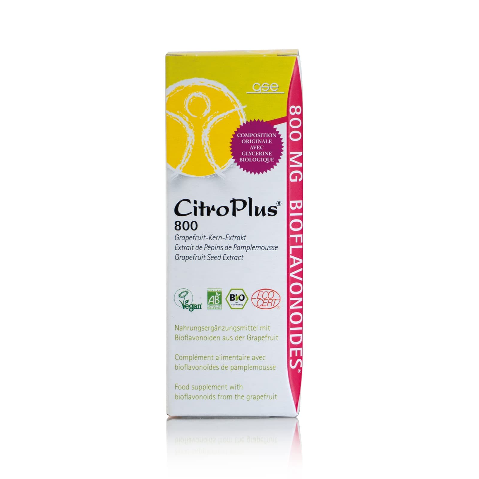 CITROPLUS BIO 800 Nouvelle Formule sans alcool 50 ml Extrait Pépins Pamplemousse