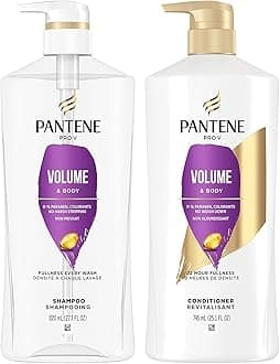 Pantene Pro-V Volume & Fullness Shampoo 27.7 oz + Conditioner 25.1 oz + Rescue Shot 0.5 oz