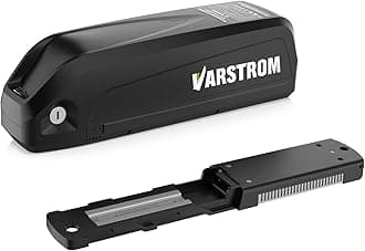 Varstrom Lithium-Ion Ebike Battery - 48V 52V 36V Options, Multi-Capacity (30Ah 25Ah 20Ah 18Ah 15Ah 13Ah), Compatible with BAFANG Pexmor AW Ebike Conversion Kit, Mid Motor and Hub Motor (0-2000W)