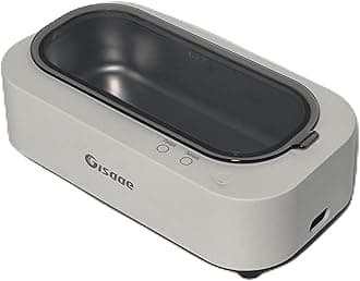 Ultrasonic Cleaner, 48000Hz Jewellery Cleaner with 2 Modes Glasses Cleaner 350ML Sonic Jewellery Cleaner Machine for Cleaning Set with Stand for Jewelry Silver Ring Glasses Denture