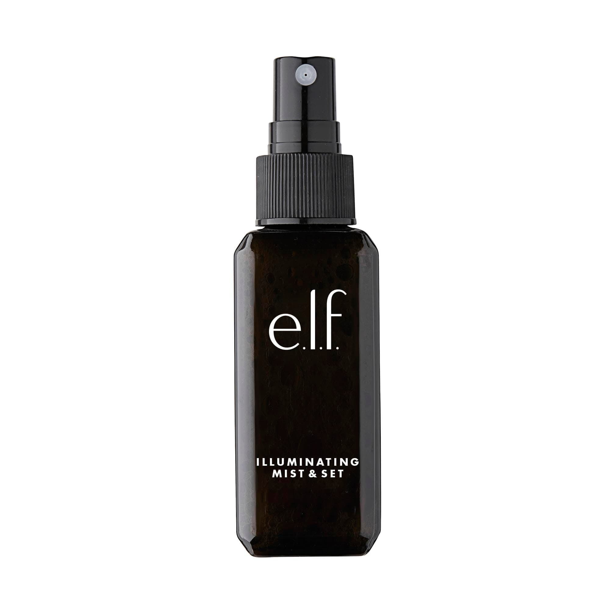 E.l.f. Illuminating Mist & Set Spray, Refreshing, Hydrating, Sets Makeup And Achieves A Glowy Look, Infused With Green Tea, And Vitamins A, B And C, Available In Small And Large Sizes 60ml, 120ml