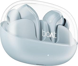 Boat Airdopes 311 Pro, 50H Battery, Fast Charge,ENx Tech, Transparent LID, Low Latency,Stream Ad Free Music via App Support, Bluetooth Earbuds, TWS Ear Buds Wireless Earphones with mic (Dark Blue)