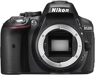 Nikon D5300 Digital SLR Camera Body Only - Grey (24.2 MP) 3.2 inch LCD