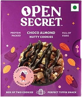 Open Secret Cookies | 66 Boxes, 2 Cookies Each | Healthy Snacks, Cookies Gift Hamper, Cookies Biscuits, Cookies Gift Packs, Healthy High Protein, No Added Maida, Gifts (66 X 2 = 132)