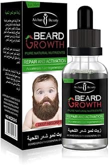 Aichun Beauty Beard Hair Growth Pure Natural Nutrients Skin Cleansing Vitamins 30ml