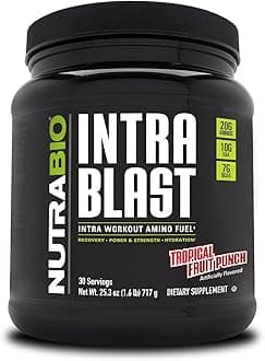 NutraBioIntra Blast Powder Tropical Fruit Punch 723 Grams 160691