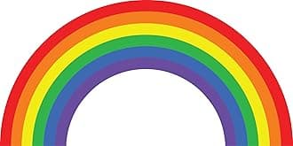 Funky Gifts Rainbow Large Window Cling Sticker