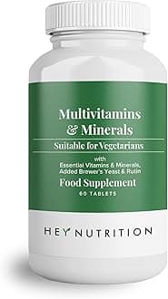 Hey Nutrition Advanced Multivitamin with Essential Nutrients - Immune Boosting, Prevent Vitamin Deficiencies & Energy Levels - Men & Women - 60 Capsules, Non-GMO, Vegetarian