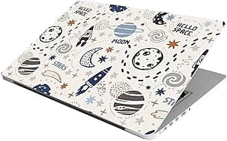 Laptop Skin Stickers HD Quality Sticker for Laptops Upto 15.6" Compatible with Apple/Dell/HP/Lenovo/Acer/Asus/Sony (Dustproof|Waterproof|Scratchproof|Reusable) - Space WT EDS