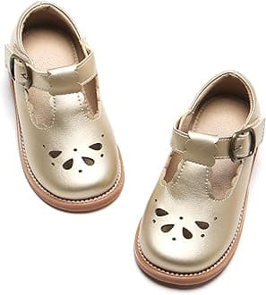 Felix & Flora Toddler Little Girl Mary Jane Dress Shoes - Ballet Flats for Girl Party School Shoes.
