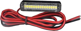 1x Motorcycle License Plate Light, Super Bright 15 LED Tag Lamp Waterproof Plate Light for Motorcycle Turck License Plate Light, Backup Light, Tail light