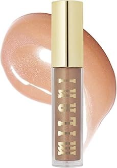 Lip Gloss, Keep It Full Nourishing Lip Plumper with Hyaluronic Acid & Peptides for Soft, Fuller-Looking Lips (0.13 Fl. Oz.) Nude Shimmer