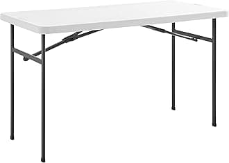 Living and More 4ft Standard Folding Table, White