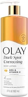 Olay Body Lotion for Women, Tone Enhancing with AHA Serum, Visibly Reduce Discolored Skin, 24hr Moisture & Hydration, Fast Absorbing Formula, Vitamin B3 Complex, For All Skin Types, 17 fl oz