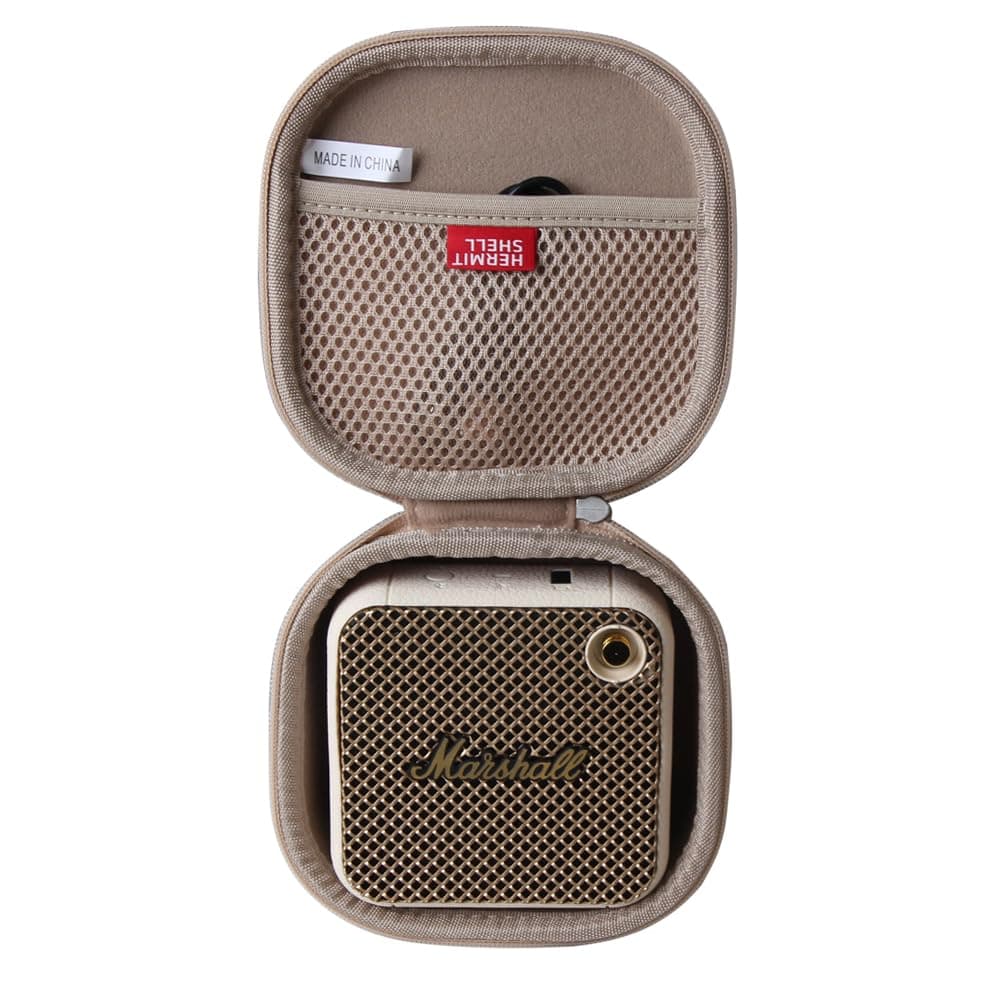 Hermitshell Hard Travel Case for Marshall Willen/Marshall Willen II Portable Bluetooth Speaker (Cream)