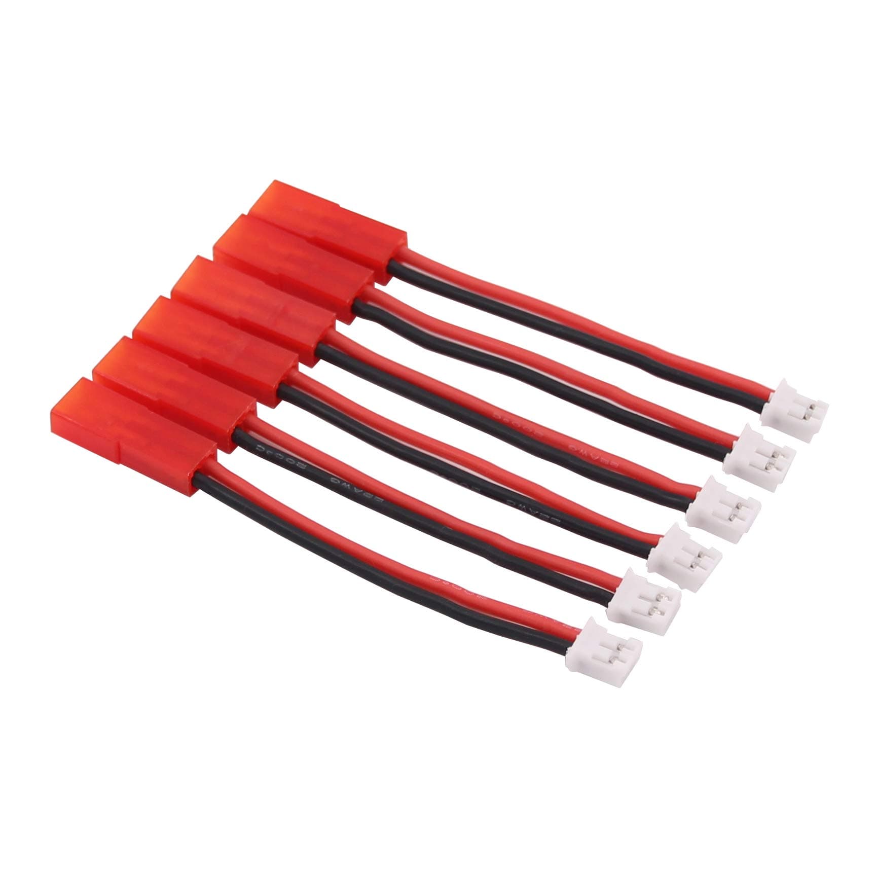 6pcs JST to PH 2P for E-Flite 120 SR to Blade mCP-X (Ultra Micro) Lipo Battery Adapter Cables(C56-6)