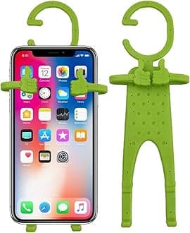 Mabron Flexible Cell Phone Holder Universal Car Mount,GPS Navigation Battery Charging Desktop Stand Unique Hands-Free Stable Premium Silicone MultiUse Holder