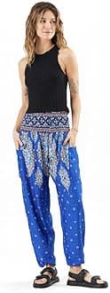 Happy Trunks Harem Pants - Flowy, Baggy Sweatpants for Women - Hippie Clothing