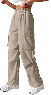 GRECIILOOKSWomen's Regular Fit Cargo Pant