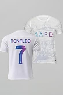 Ronaldo Jersey for Boys and Mens 2025/26 (CR7 Fans Jersey Special Version)(10-11Years,Multicolor-18)