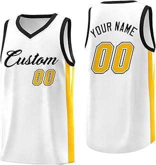 KXK Personalized Your Own Basketball Jersey Sports Shirt Printed Custom Team Name Number Logo for Men Youth
