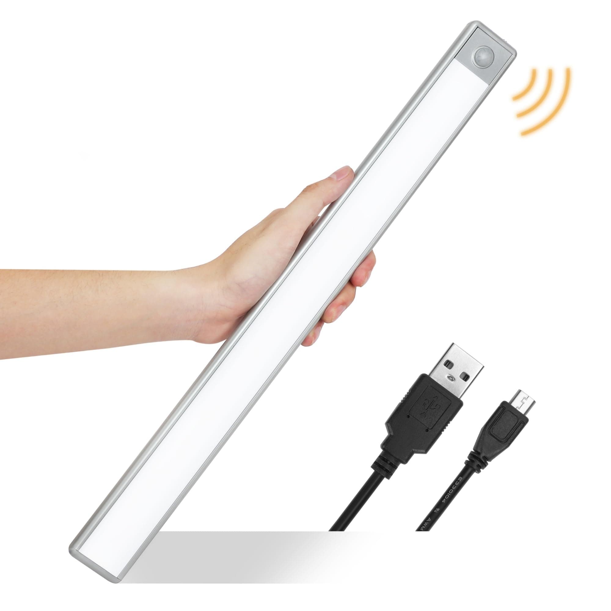 EverBrite Under Cabinet Lighting, 70 LED Under Counter Lighting, Wireless Motion Sensor Light, Ultra Thin LED Light Bar for Closet, Cabinet and Hallway, 350 Lumen, 6000K