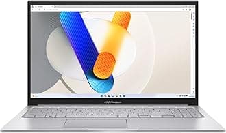 Vivobook 15 X1504VA-NJ379 Laptop 13th Gen Intel Core i7-1355U 8GB DDR4 512GB SSD 15.6 Full HD Intel UHD Graphics Silver English Arabic Keyboard WINDOWS 11 (UPGRADE) 1 year warranty