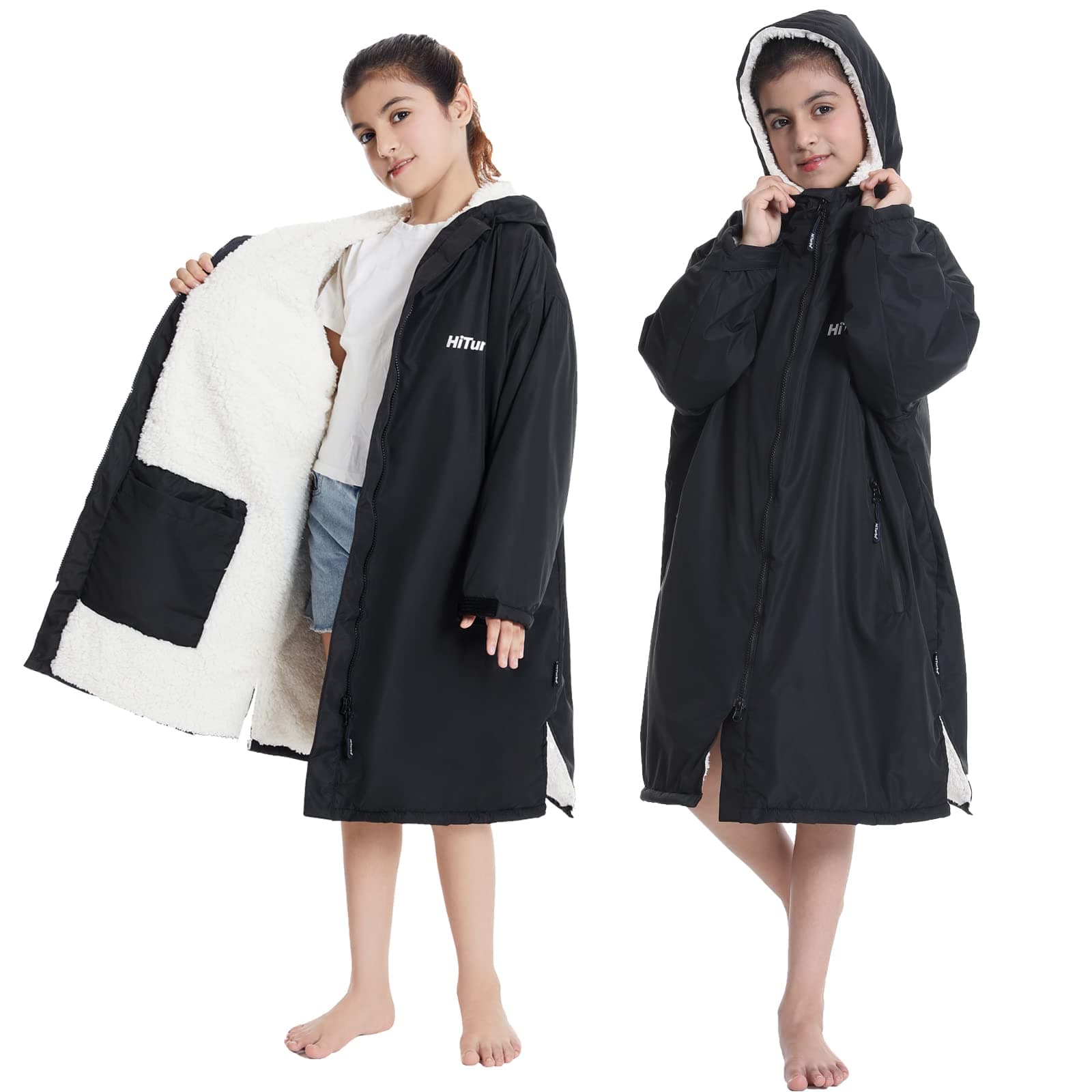 Kids waterproof swim parka - Thick lining