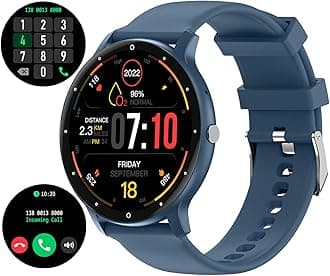 Smart Watch for Android Phones iOS Phone Ultra Thin Smartwatch Heart Rate Monitor Fitness Tracker with Blood Pressure Pedometer Calorie Counter Watch for Women Men