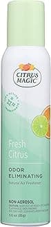 Citrus Magic Natural Odor Eliminating Air Freshener Spray, Tropical Citrus Blend, 3.5-Ounce
